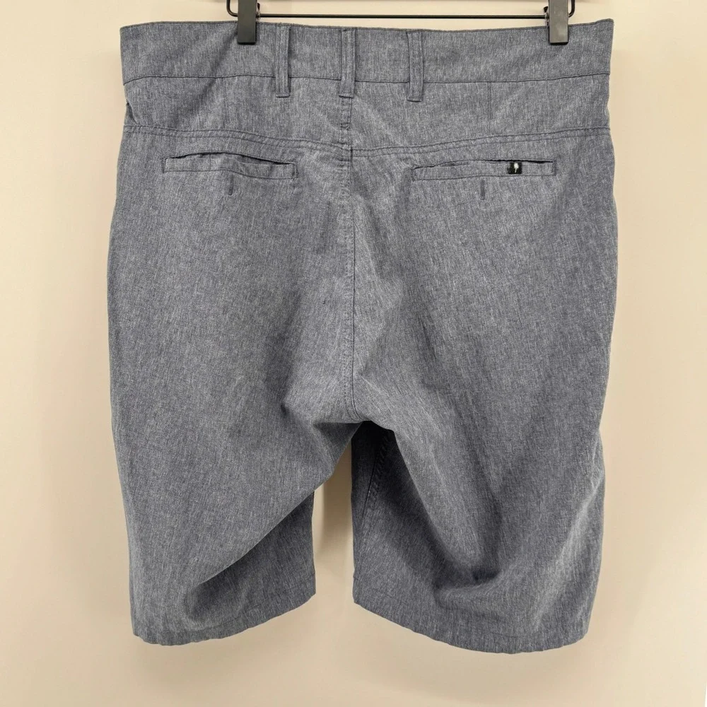 Trunks Surf‎ & Swim Mens Multi-Functional Hybrid Shorts Blue Gray Size 33
